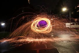 peinture lumineuse sur Eduard metz