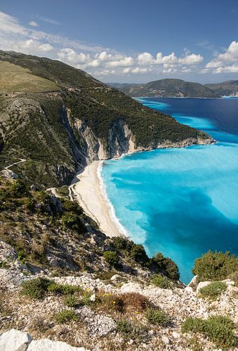 Myrtos Beach op Kefalonia