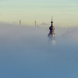Burghausen an der Salzach von altmodern