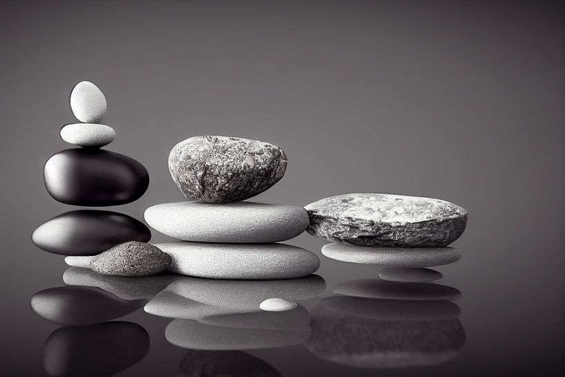 Illustration de fond de pierres zen par Animaflora PicsStock