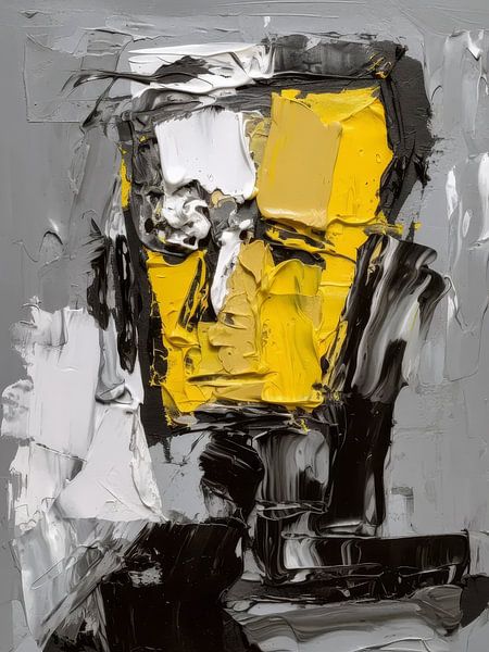 Yellow Man Style Abstrakt von TOAN TRAN