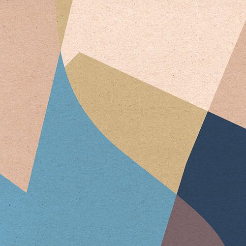 Modern retro. Abstracte en geometrische vormen nr. 2