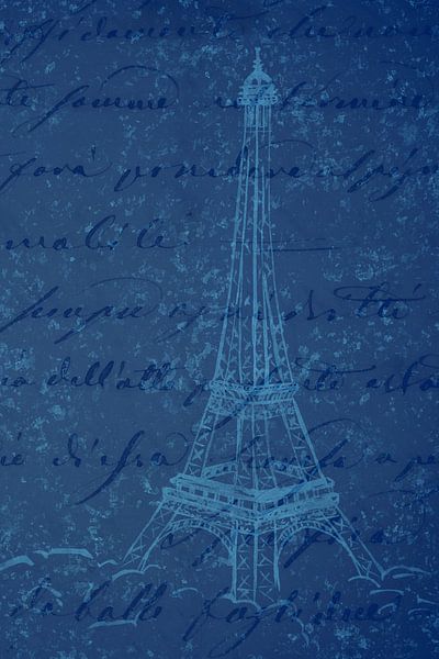 Oui, Oui, Paris! Watercolor painting Eiffel Tower Paris part 1 of 4 (France city break romantic by Natalie Bruns