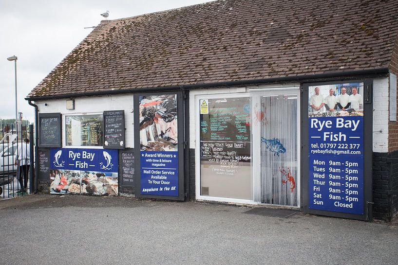 Visserij winkel Rye Engeland by Veluws