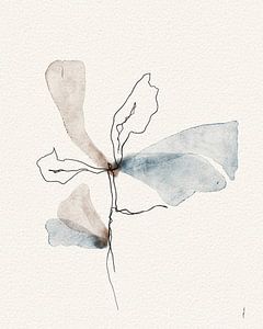 DANCING PETALS digitales Aquarell