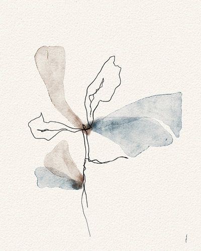 DANCING PETALS digital watercolour