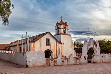 Die Kirche von San Pedro de Atacama von Roland Brack