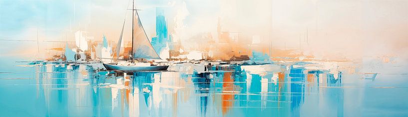 Segelschiff | Segelnde Malerei von Wunderbare Kunst