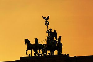 Die Quadriga auf dem Brandenburger Tor in Berlin