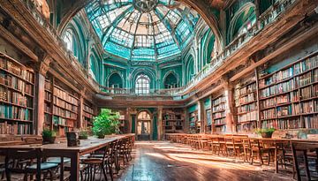 Lost Place Library by Mustafa Kurnaz