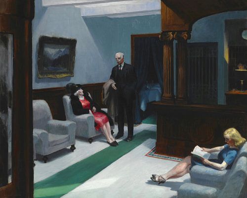Hotel Lobby, Edward Hopper