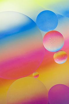 Acid colors oil drops