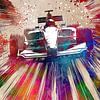 Formel Eins Rennsport Kunst #Rennsport #Sport von JBJart Justyna Jaszke