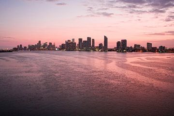 SA11327338 Skyline van Miami bij een roze zonsondergang van BeeldigBeeld Food & Lifestyle