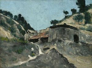 Landschaft mit Wassermühle (ca. 1871)