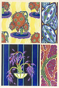 Émile-Allain Séguy - Floréal; neue Designs & Farben