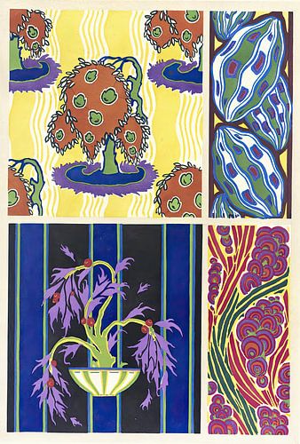 Émile-Allain Séguy - Floréal; nieuwe ontwerpen & kleuren