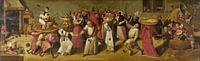 The battle between carnival and lent - Jheronimus Bosch by Marieke de Koning thumbnail