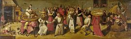 The battle between carnival and lent - Jheronimus Bosch
