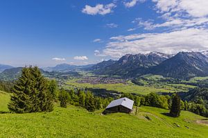 Panorama auf Oberstdorf