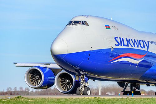 Azerbaijan Cargo Silkway Boeing 747-8 Cargo.