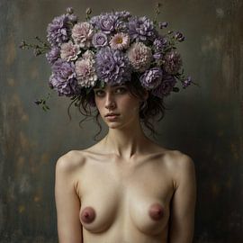 Woman with Bouquet