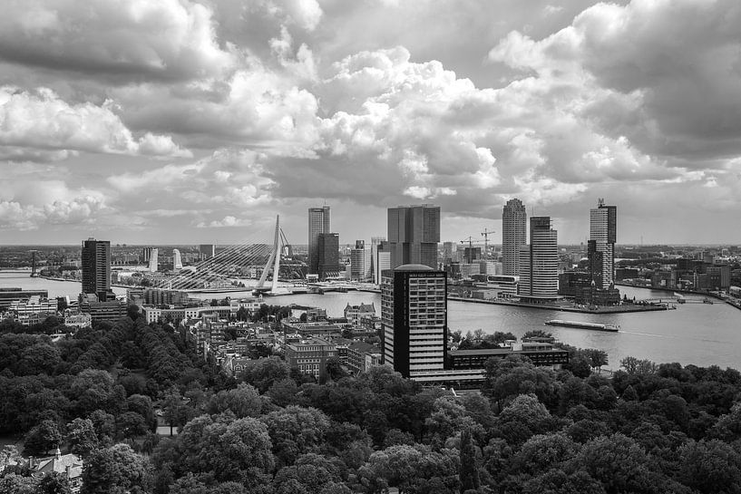 La ligne d'horizon de Rotterdam par MS Fotografie | Marc van der Stelt