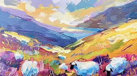 Sheep in New Zealand by ByNoukk