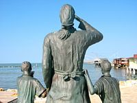 Sculptures by the sea Cesenatico Italy