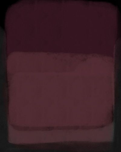 Moderne abstracte kunst in warm donkerroze en paars