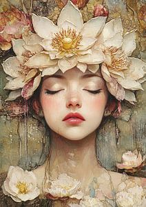 Couronne florale douce