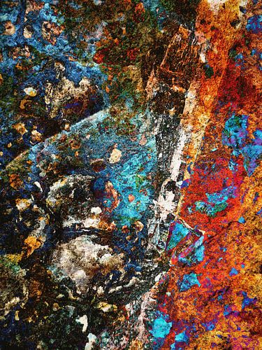 Modern, Abstract Digitaal Kunstwerk – No Fear Of Getting Lost