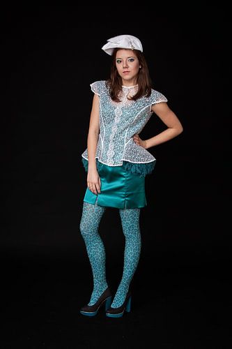 Jongere in Nederlandse klederdracht