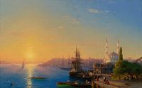 Vue de Constantinople et du Bosphore, Ivan Aivazovsky par Des maîtres magistraux Aperçu