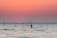Zonsondergang aan het Meer van Trasimeno (Italië)