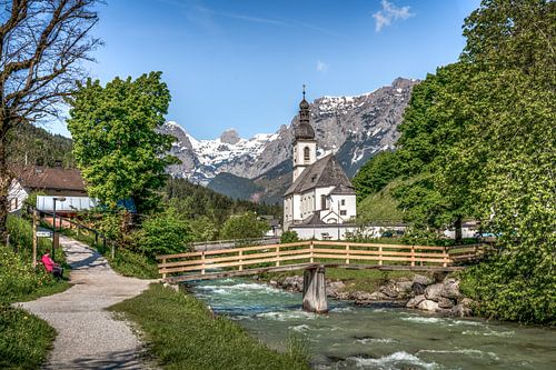 St.Sebastian Church in Ramsau bei Berchtesgaden