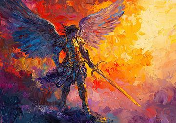 Archangel poster art print by Niklas Maximilian