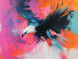 Garden Eagle High von Abstraktes Gemälde
