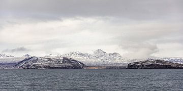 Iceland, water and snow