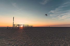Sonnenuntergang am Strand von Marco Loman