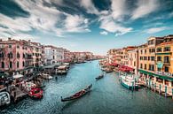 Canal Grande (Grand Canal) avec gondoles Venise en Italie par Atelier Liesjes Aperçu