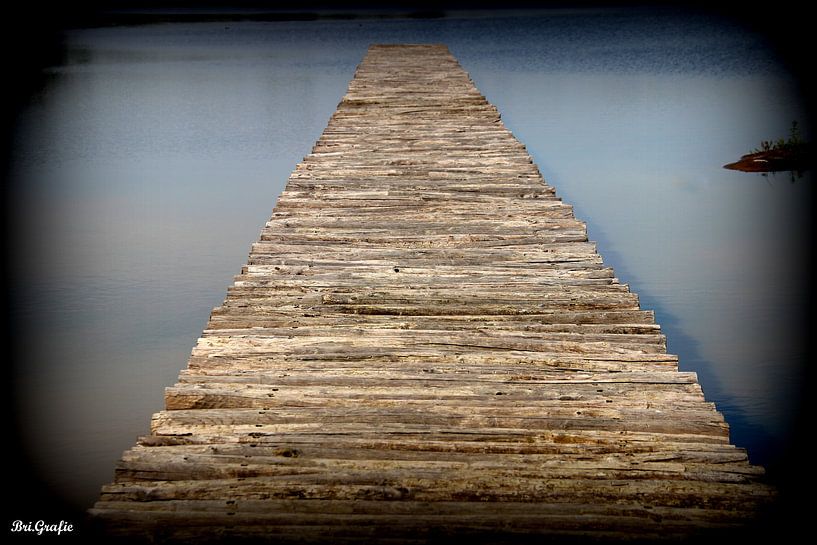 small pier by Brigitte Kielenstijn