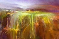 Overvloed - de gouden waterval II van Annette Schmucker thumbnail