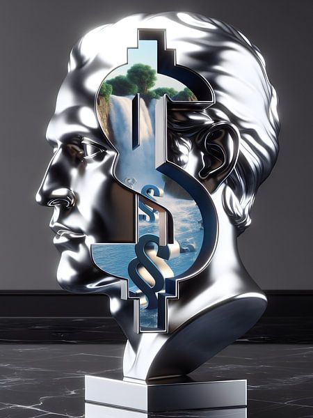 The bust of law and wealth by Segaspics