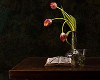 Still life with tulips