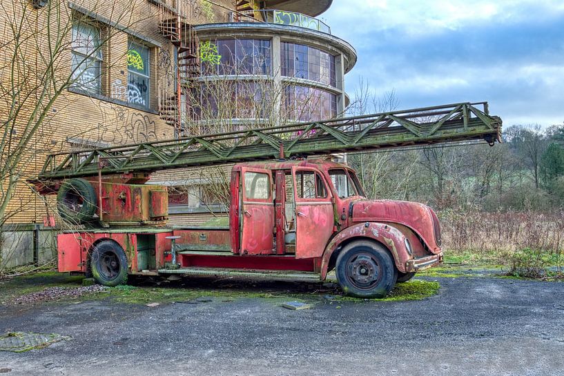 HDR Magirus Deutz Rundhauber fire engine by W J Kok