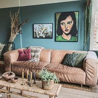 Klantfoto: Stilleven met Bloemen, anoniem, op canvas