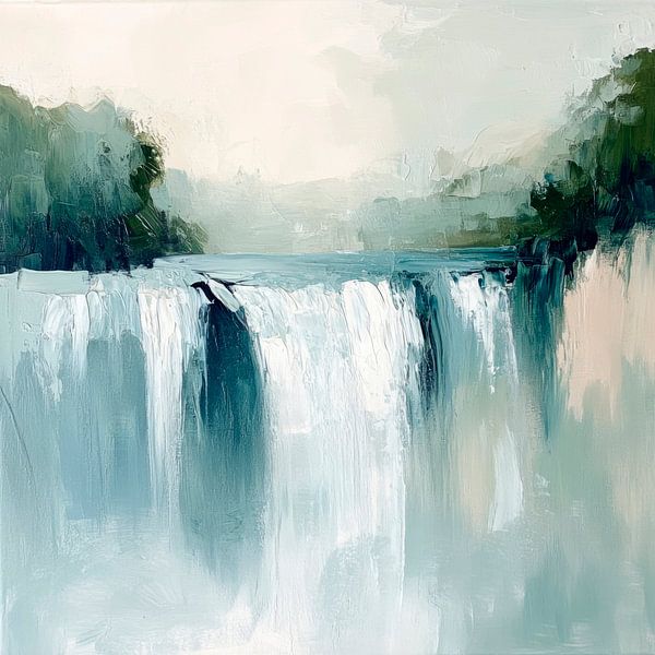 Waterfall landscape by Poster Art Shop