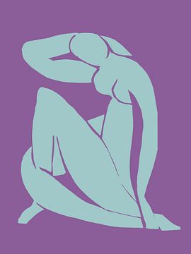 Nude Inspired by Henri Matisse by Mad Dog Art