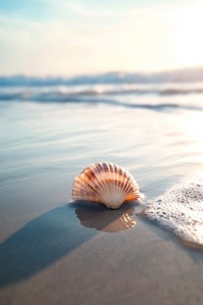 Coquillage sur la plage par Poster Art Shop